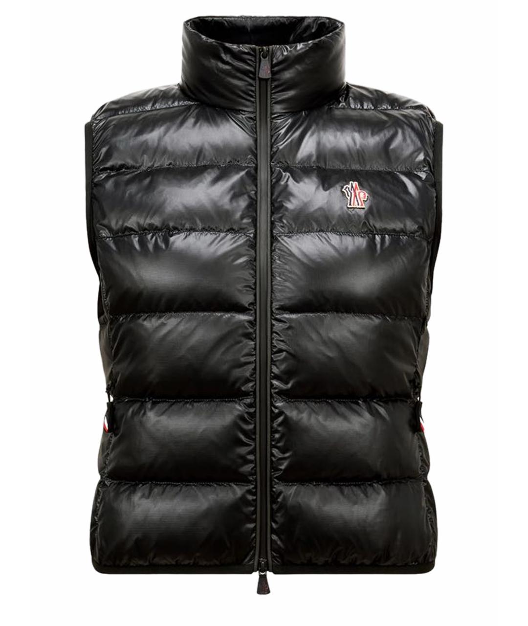 MONCLER Черный синтетический жилет, фото 1