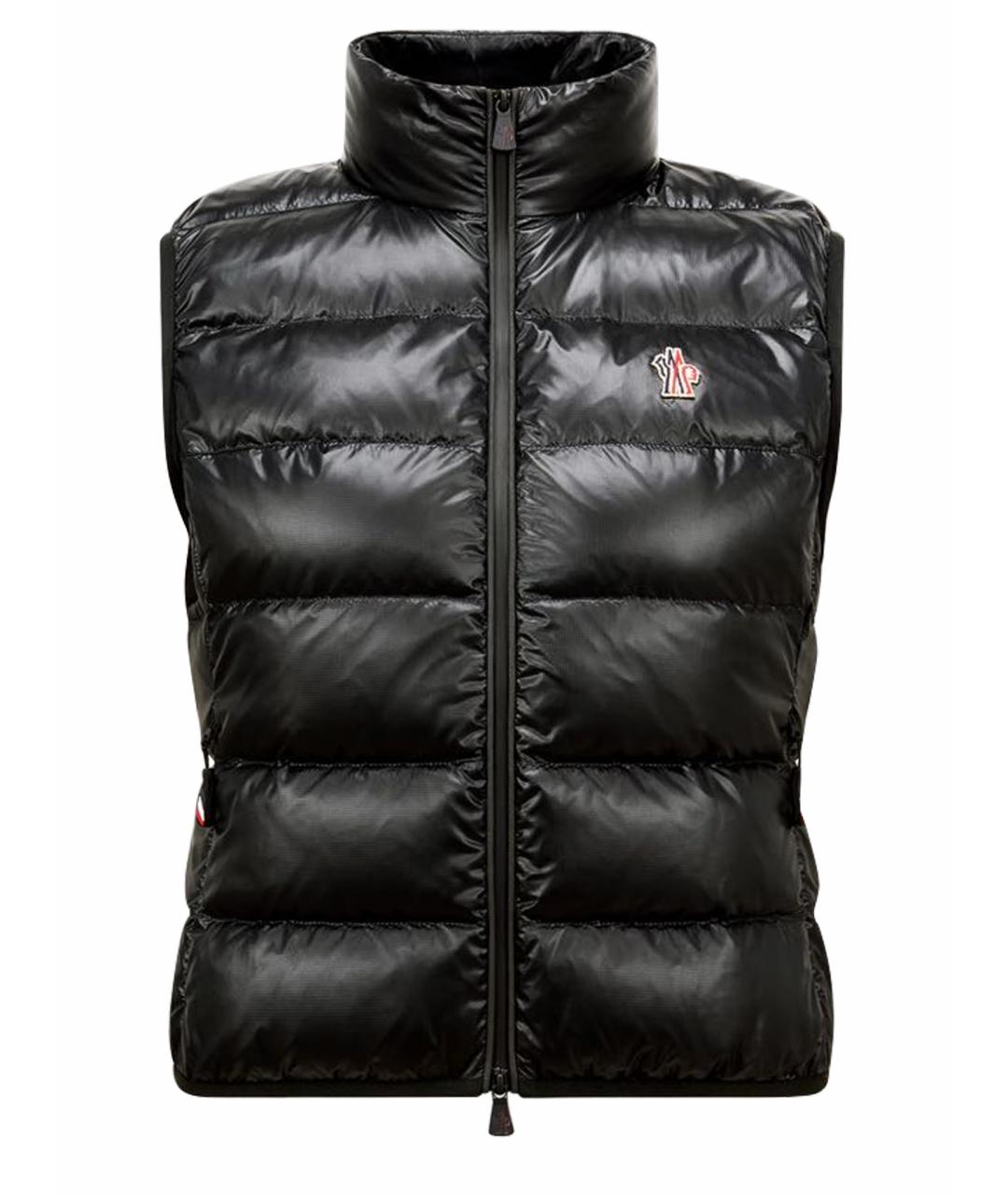 MONCLER Черный синтетический жилет, фото 9