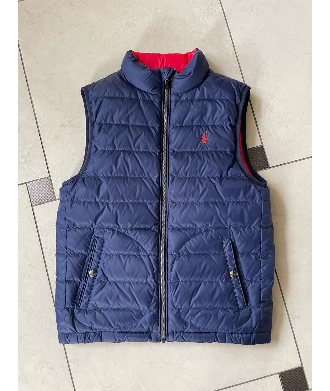 POLO RALPH LAUREN Темно-синий жакет / жилет, фото 8