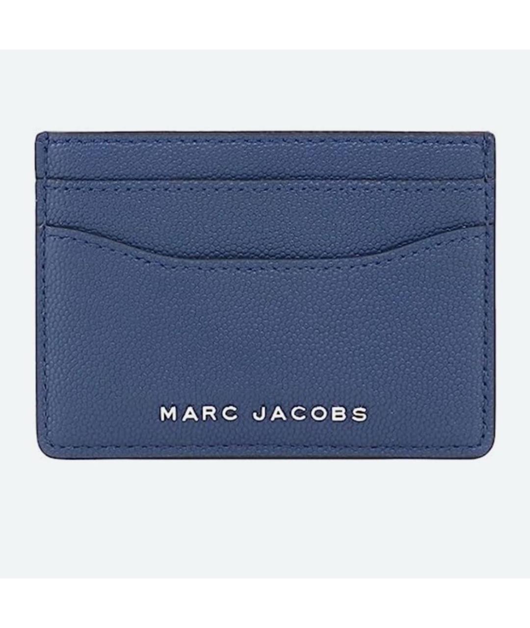 MARC JACOBS Синий кожаный кардхолдер, фото 3