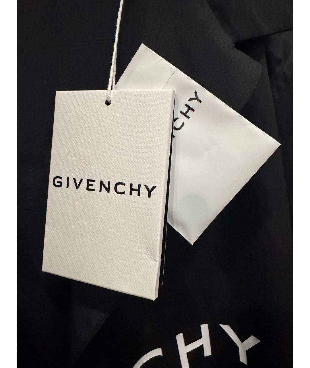 GIVENCHY Черная хлопковая классическая рубашка, фото 6