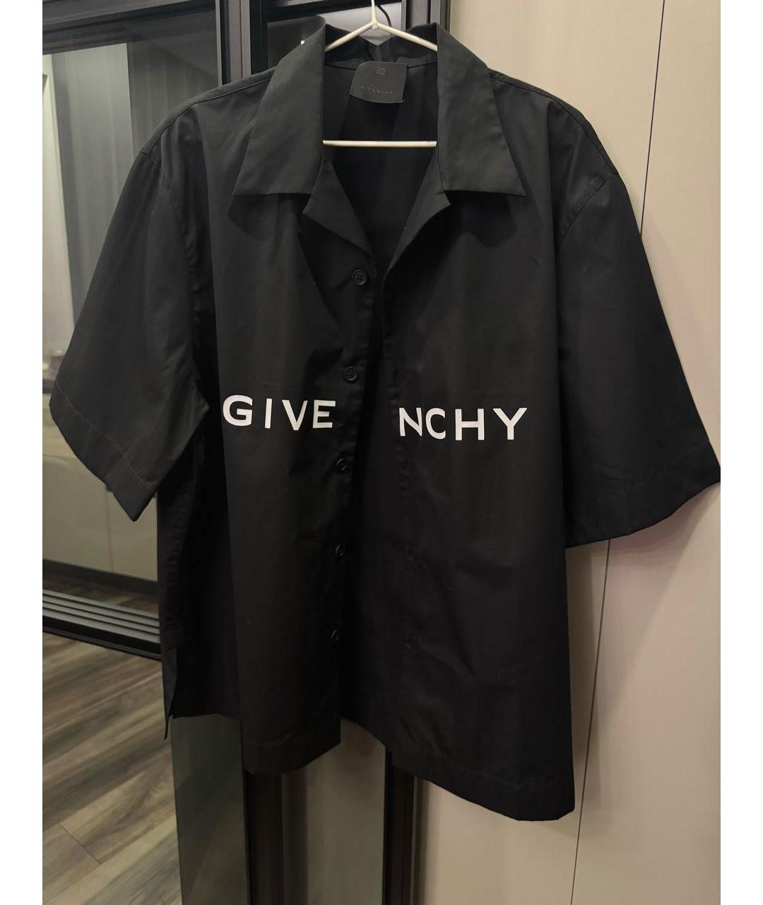 GIVENCHY Черная хлопковая классическая рубашка, фото 3