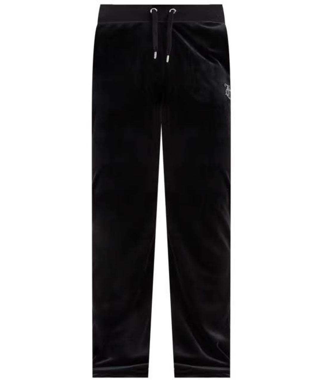 JUICY COUTURE Черный велюровый костюм с брюками, фото 2