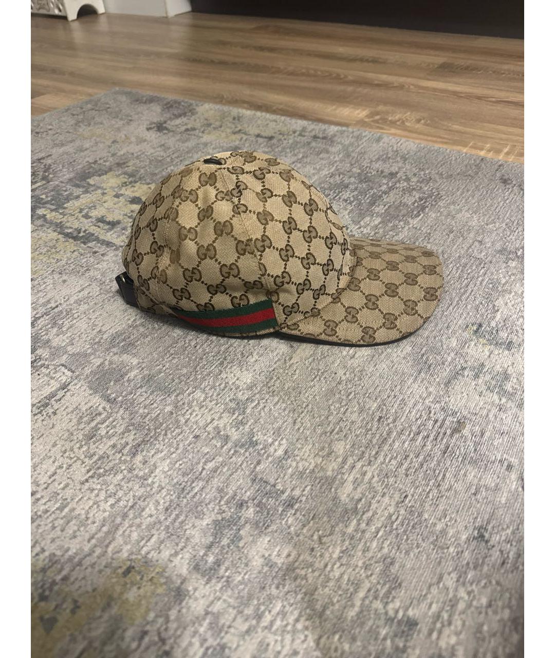 GUCCI Бежевая кепка/бейсболка, фото 5