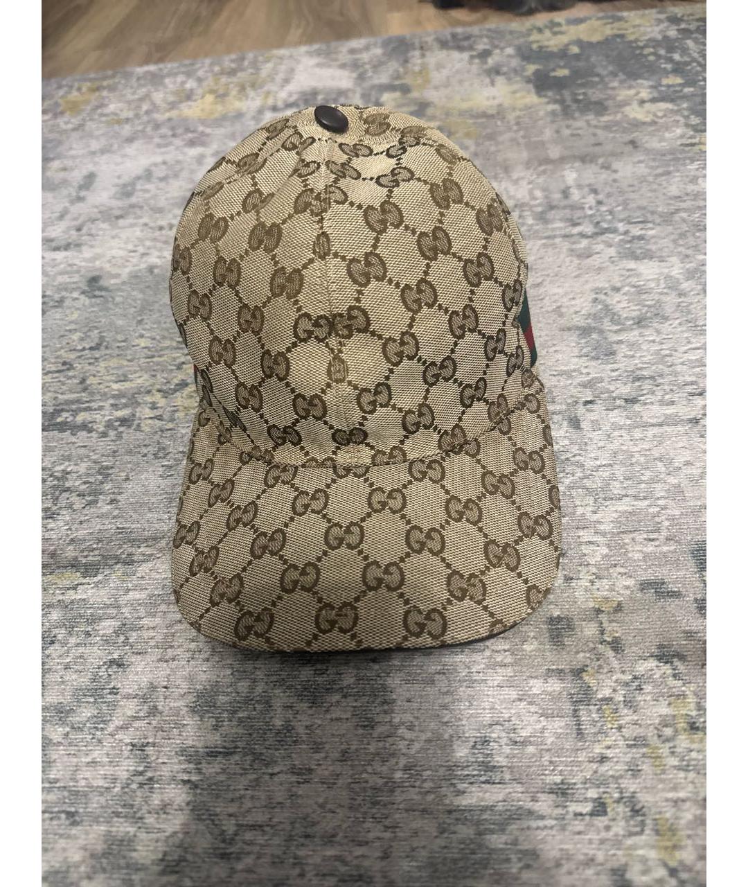 GUCCI Бежевая кепка/бейсболка, фото 2
