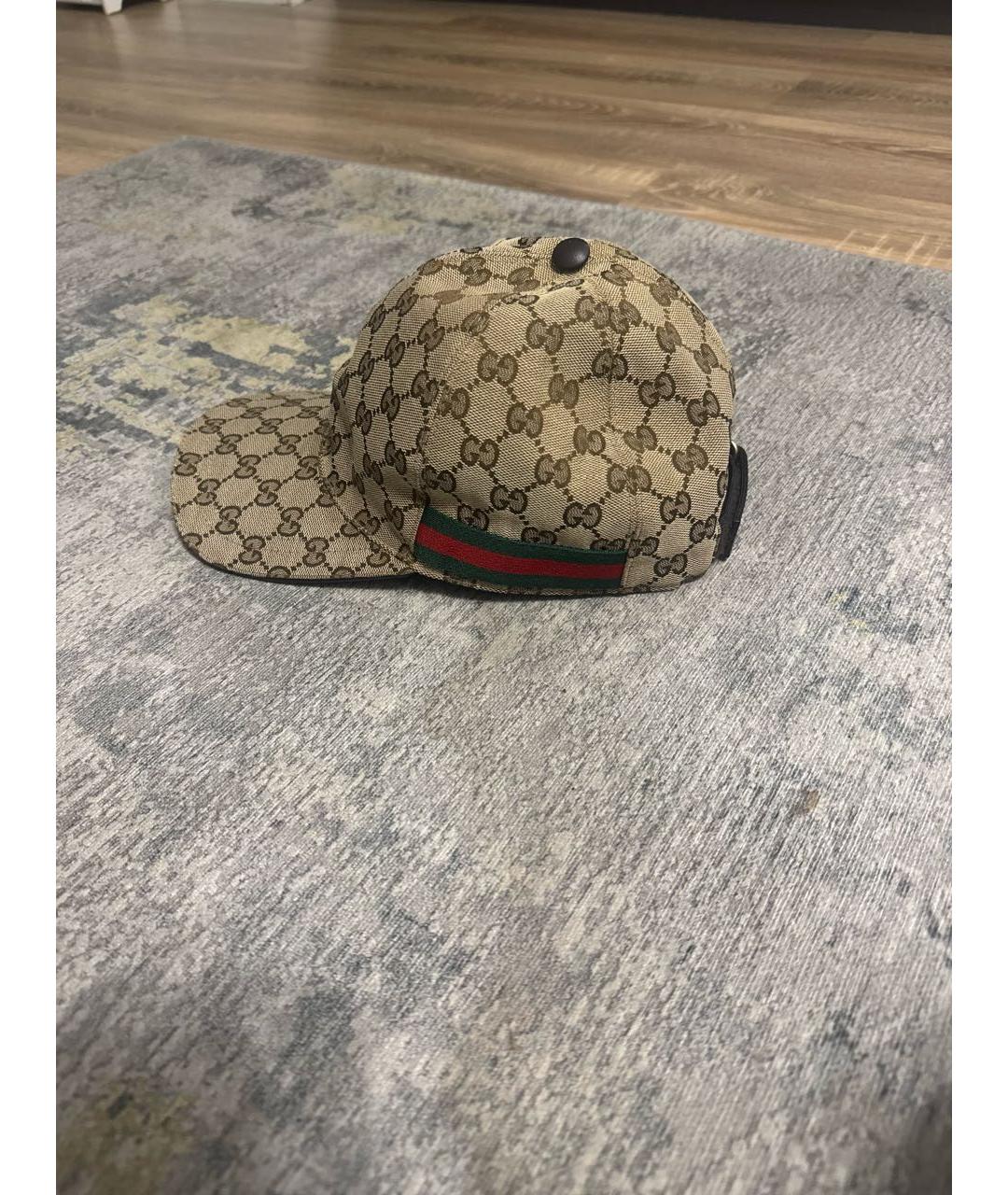 GUCCI Бежевая кепка/бейсболка, фото 3