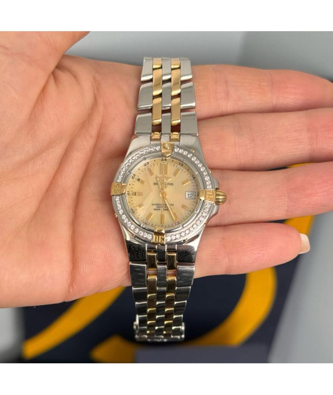 BREITLING Золотые часы, фото 3