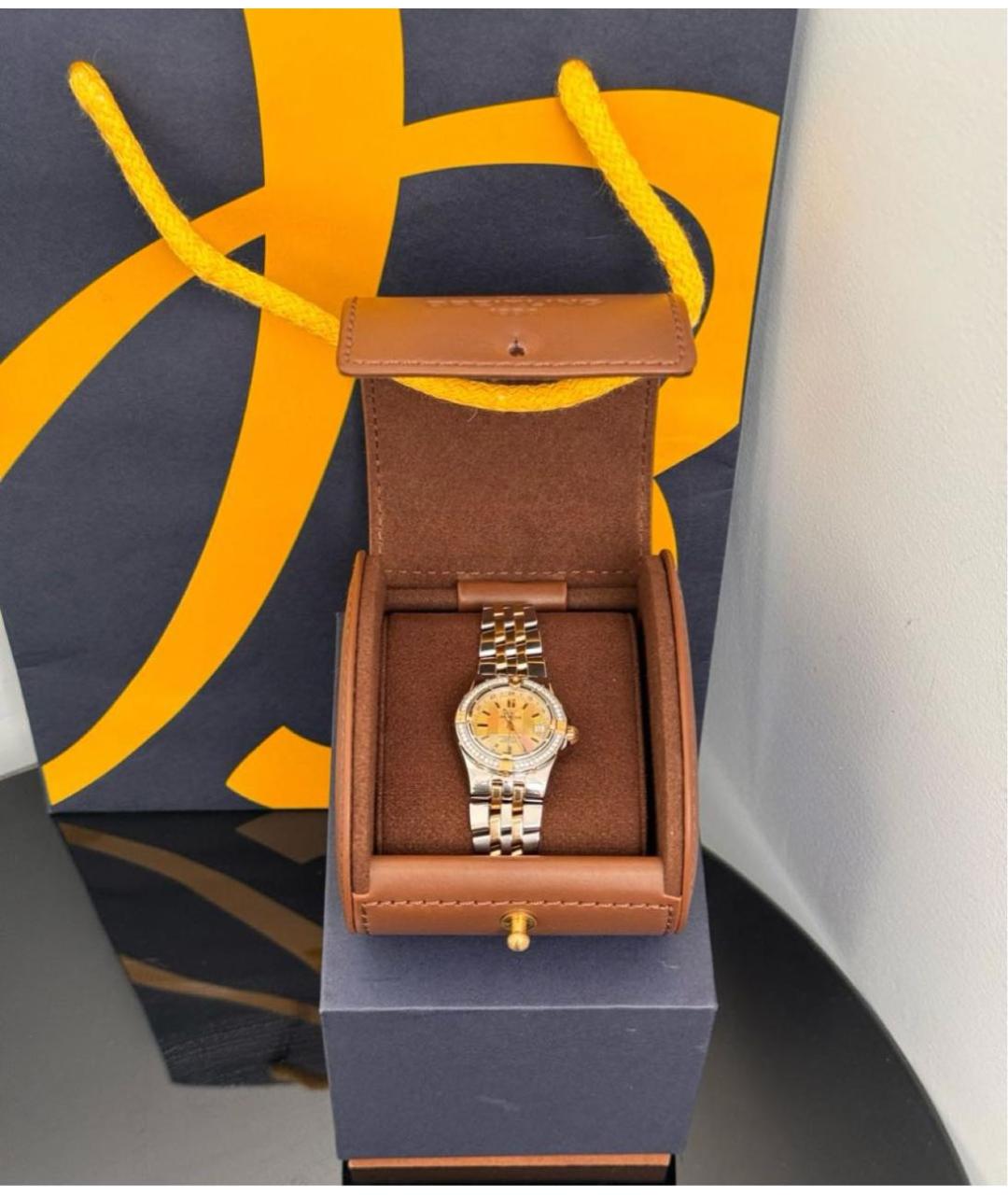 BREITLING Золотые часы, фото 6