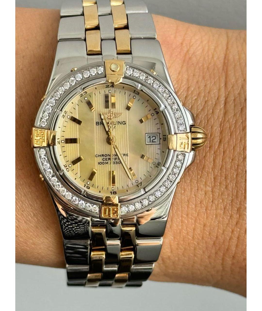 BREITLING Золотые часы, фото 2
