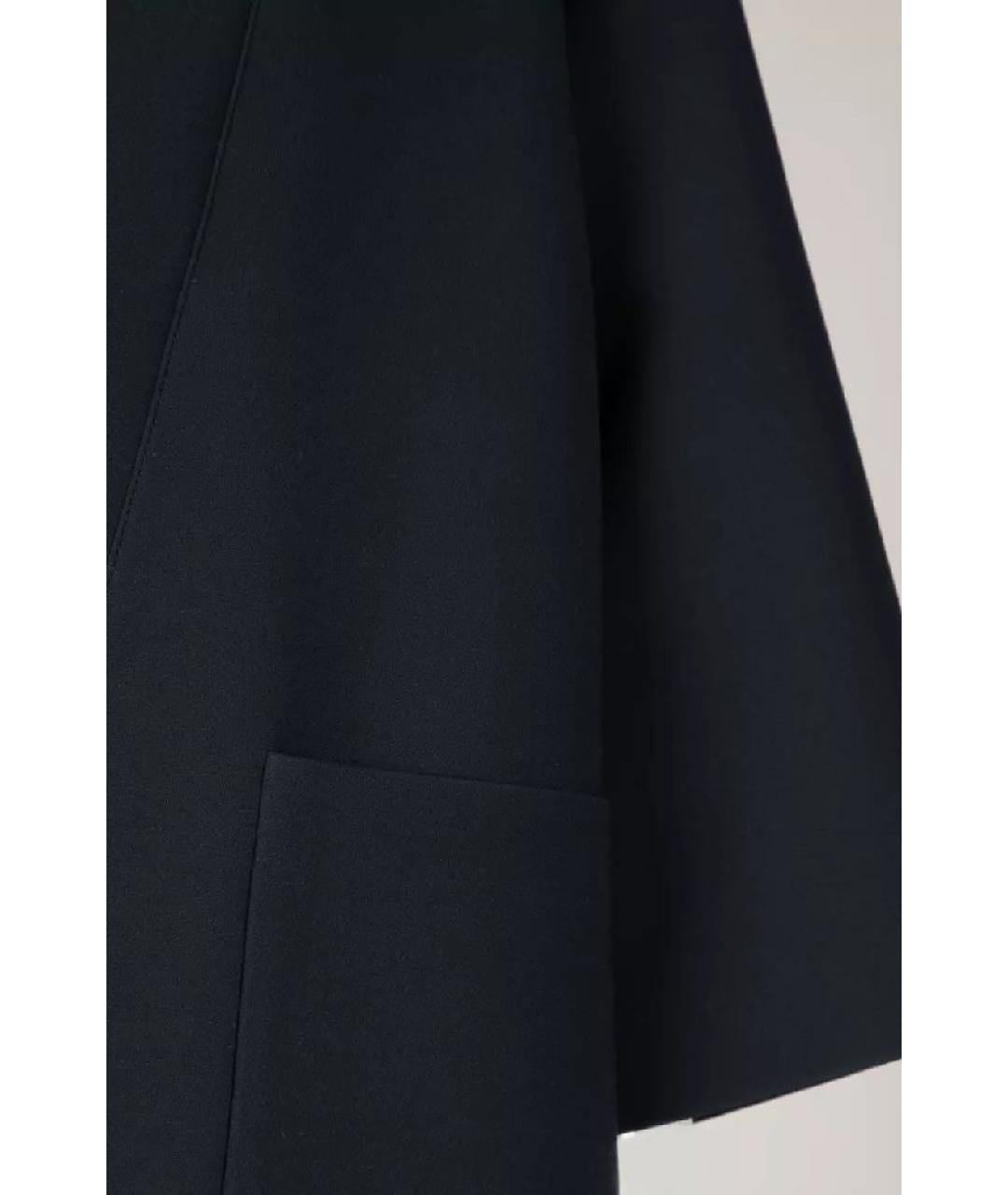 CHRISTIAN DIOR Темно-синее шерстяное пальто, фото 3