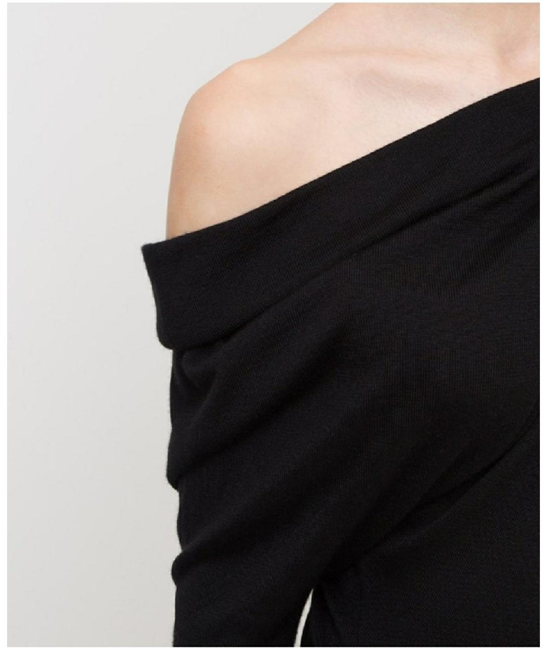 TOM FORD Черное кашемировое повседневное платье, фото 8