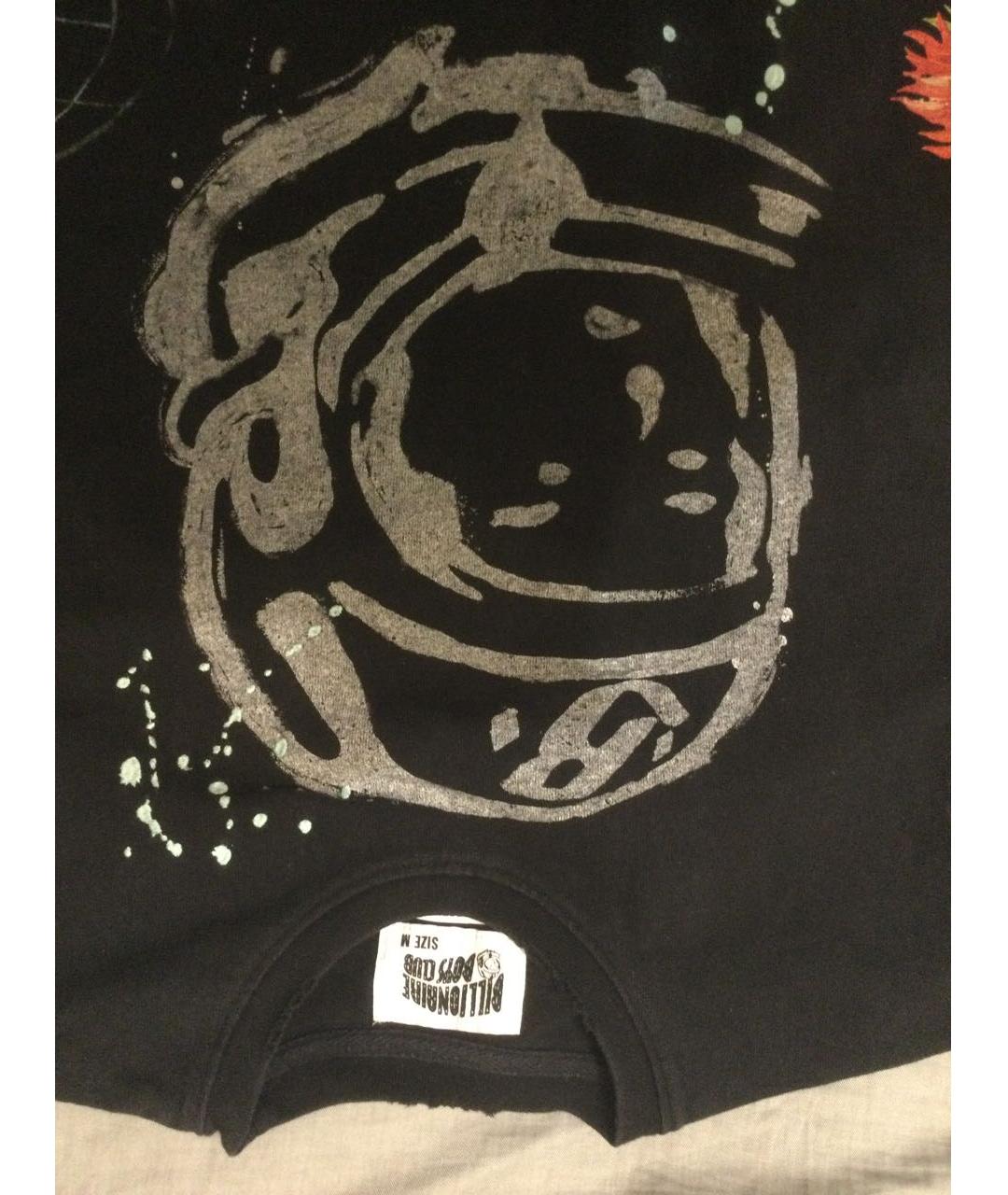 BILLIONAIRE BOYS CLUB Черная хлопковая футболка, фото 2