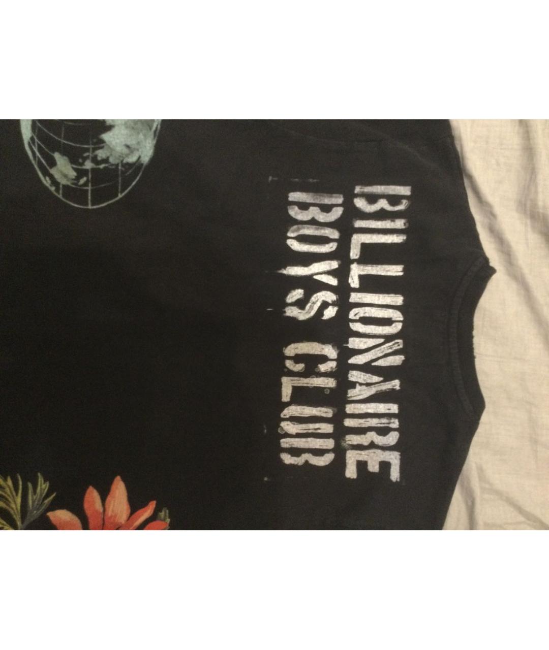 BILLIONAIRE BOYS CLUB Черная хлопковая футболка, фото 4