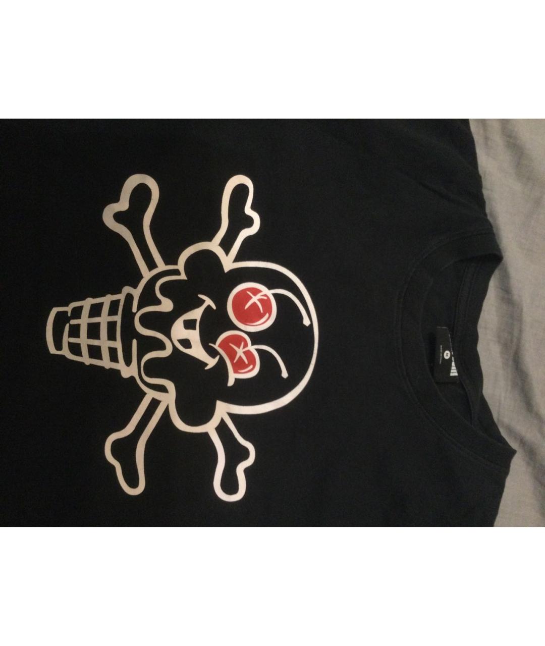 BILLIONAIRE BOYS CLUB Черная хлопковая футболка, фото 2
