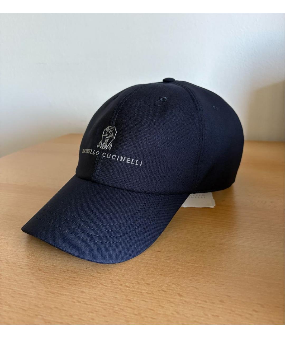 BRUNELLO CUCINELLI Темно-синяя кепка/бейсболка, фото 7
