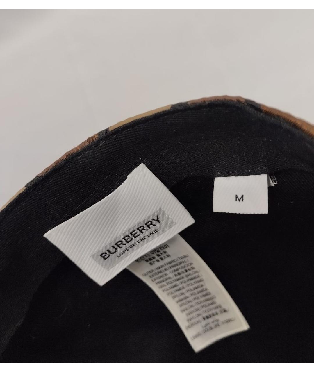 BURBERRY Коричневая кепка/бейсболка, фото 5