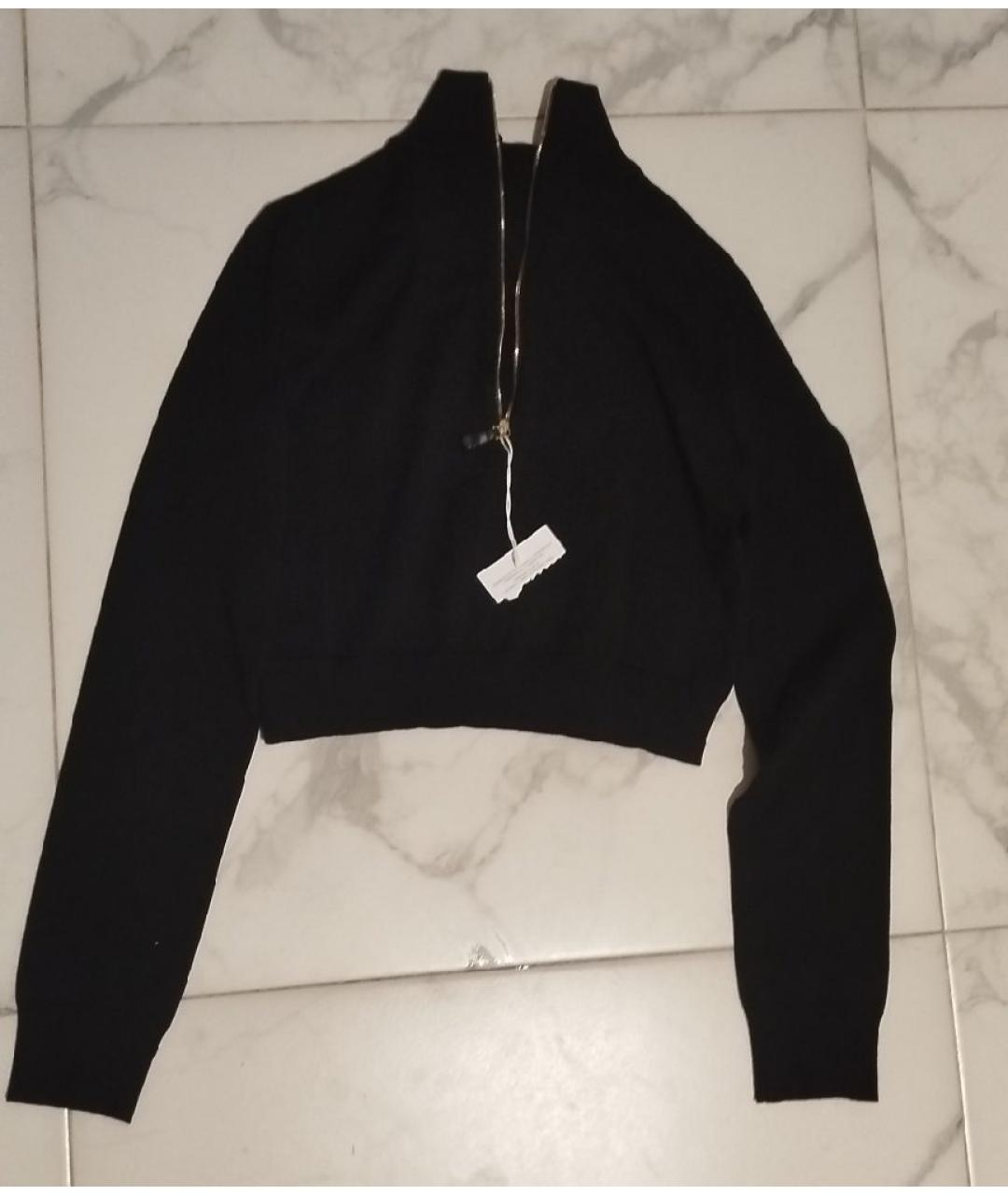 MAX MARA Черная шерстяная водолазка, фото 4