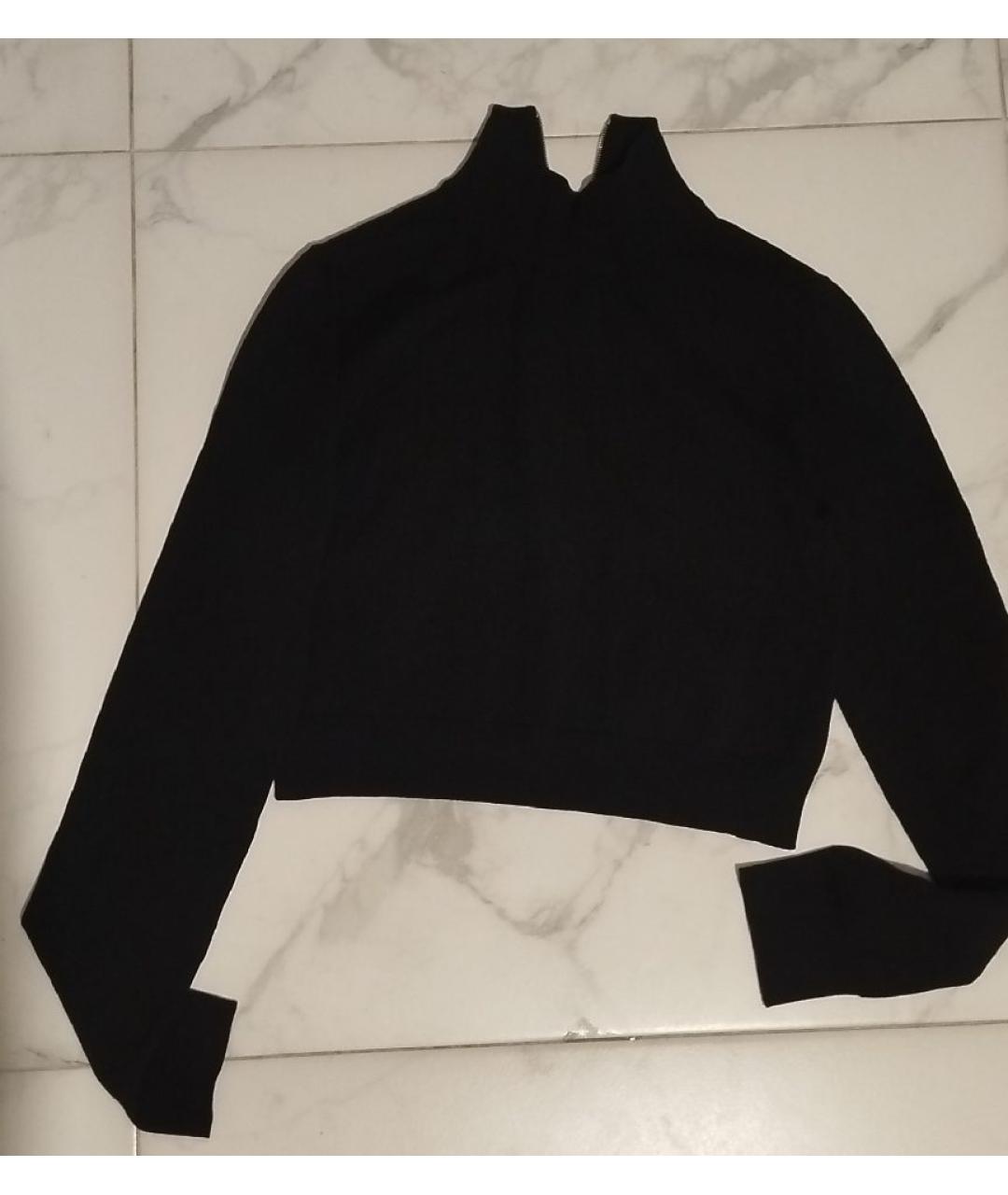 MAX MARA Черная шерстяная водолазка, фото 9