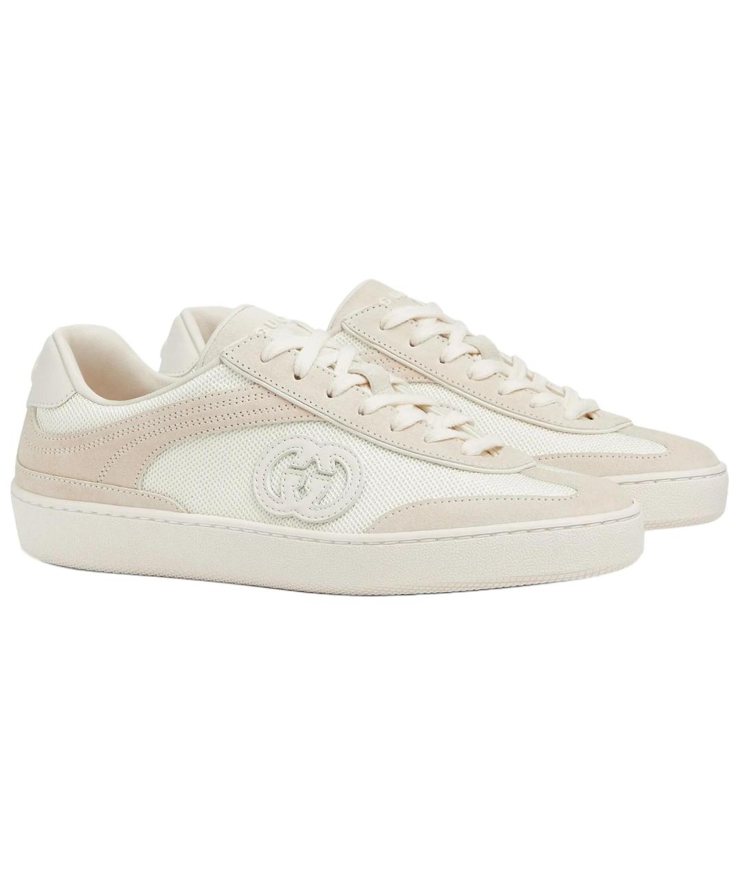 GUCCI Бежевые кеды, фото 2