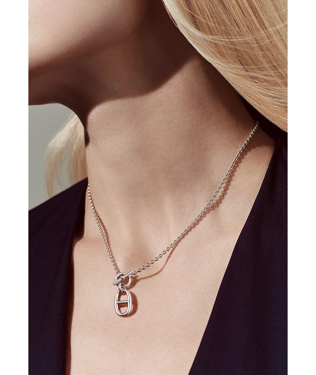 HERMES Серебряная серебряная подвеска, фото 3