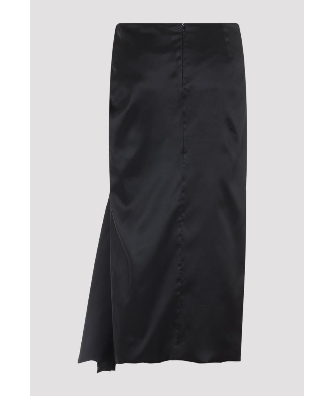 BALENCIAGA Черная юбка миди, фото 2