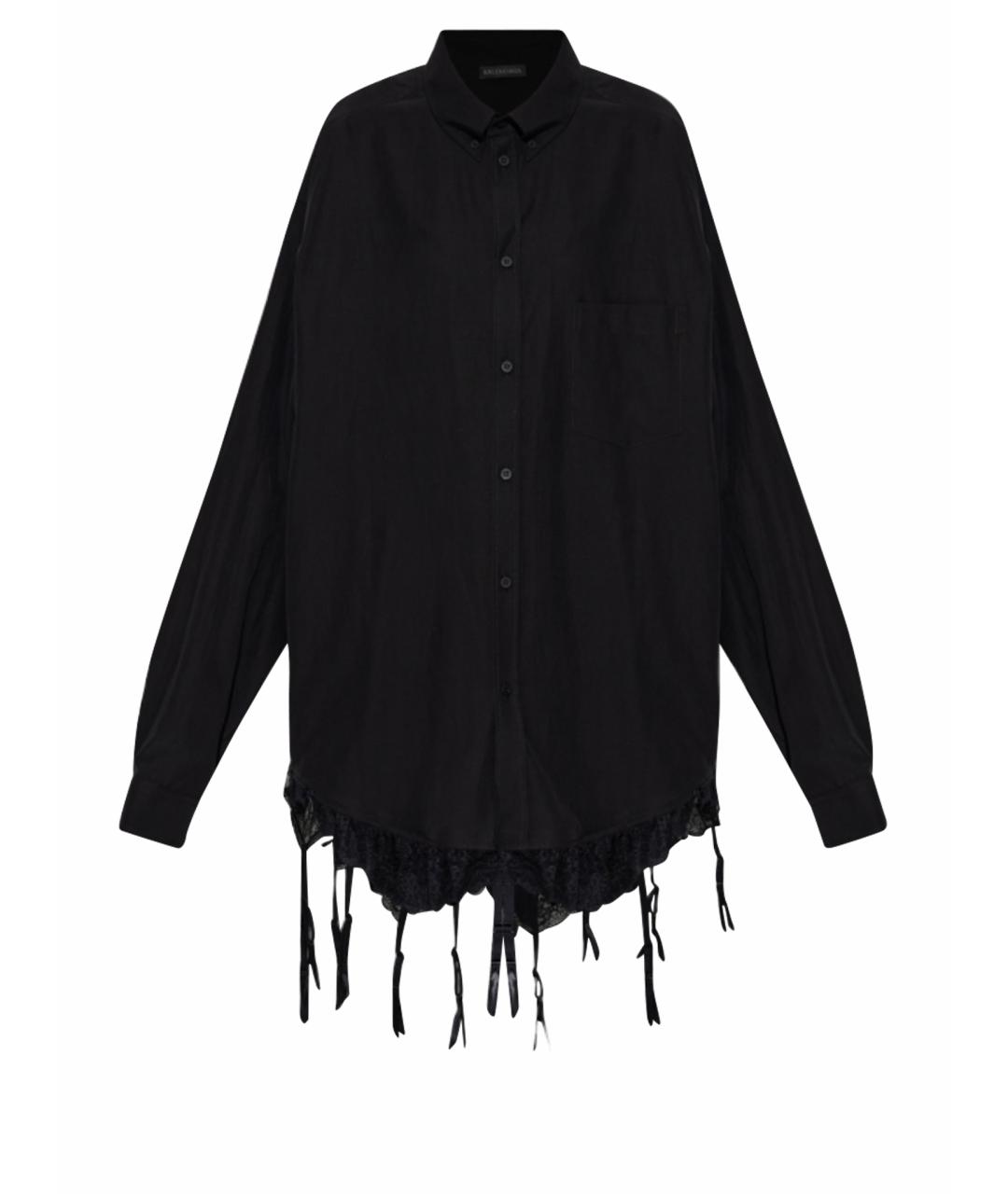 BALENCIAGA Черная рубашка, фото 1