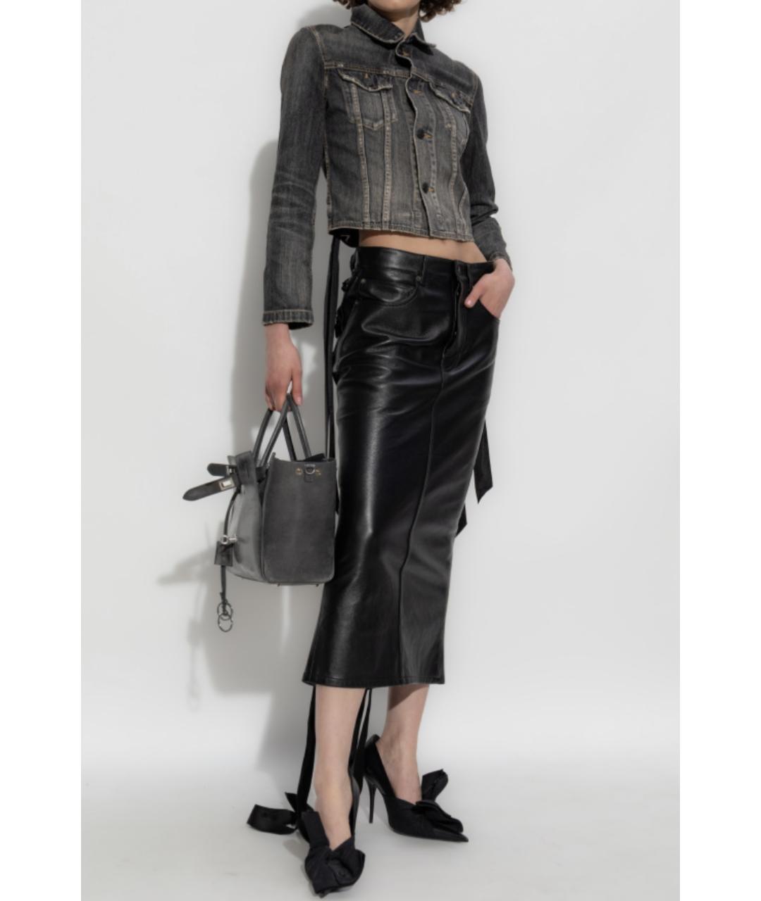 BALENCIAGA Серая деним куртка, фото 4