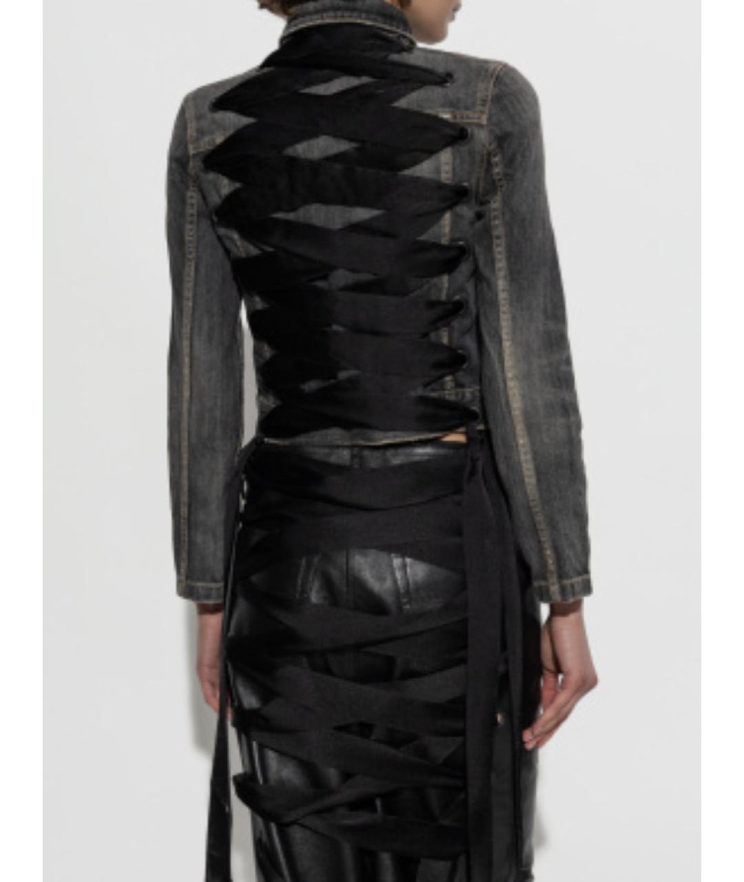 BALENCIAGA Серая деним куртка, фото 3