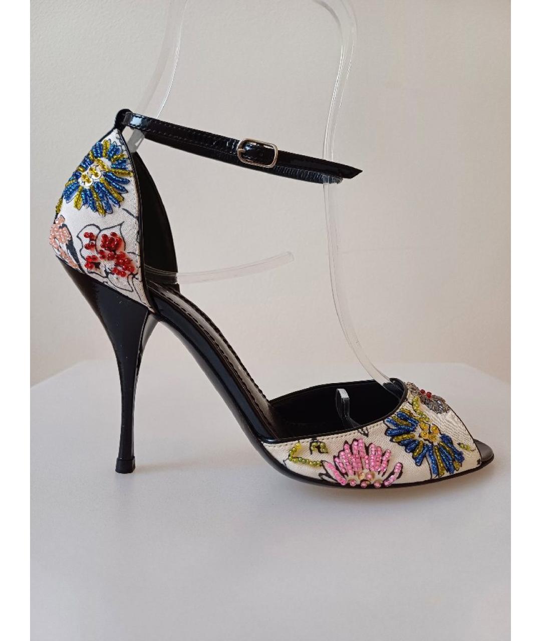 CASADEI Мульти текстильные туфли, фото 8