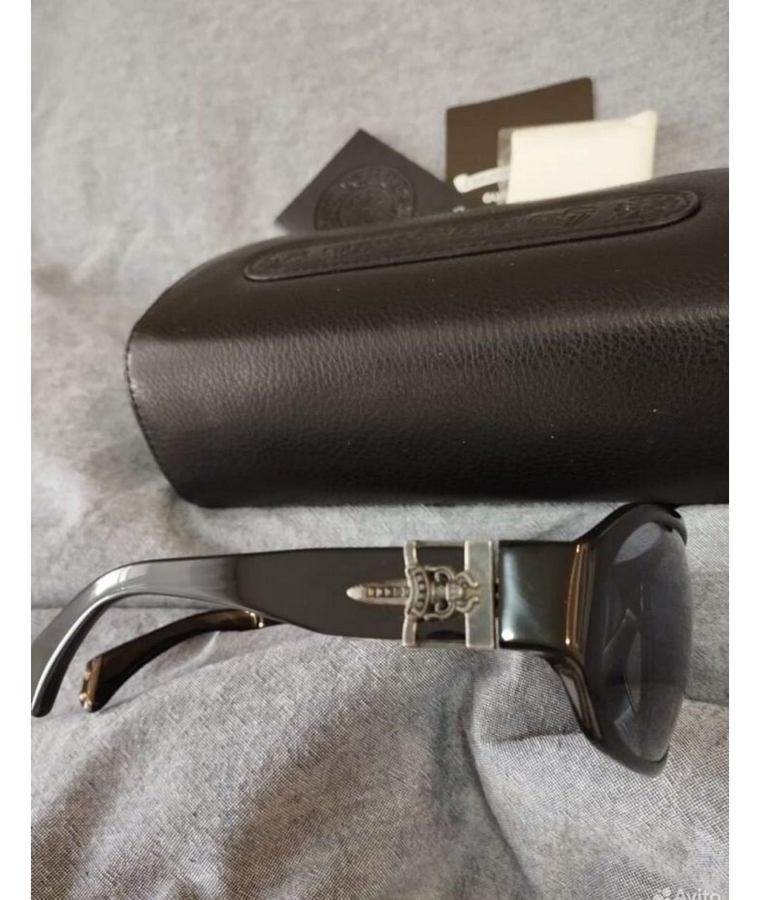 CHROME HEARTS Серые пластиковые солнцезащитные очки, фото 2
