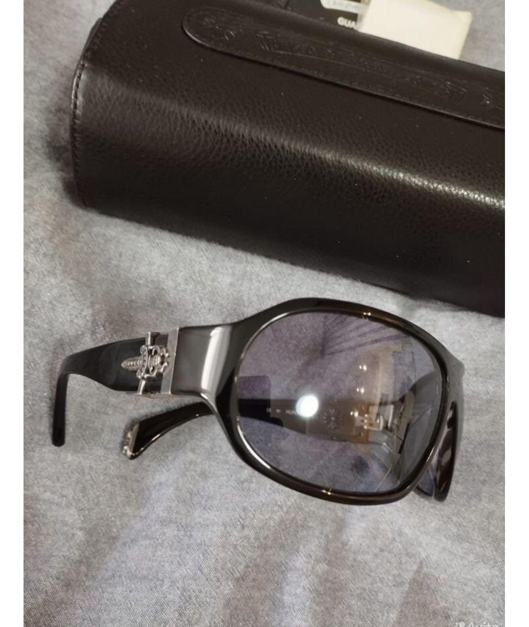 CHROME HEARTS Серые пластиковые солнцезащитные очки, фото 3