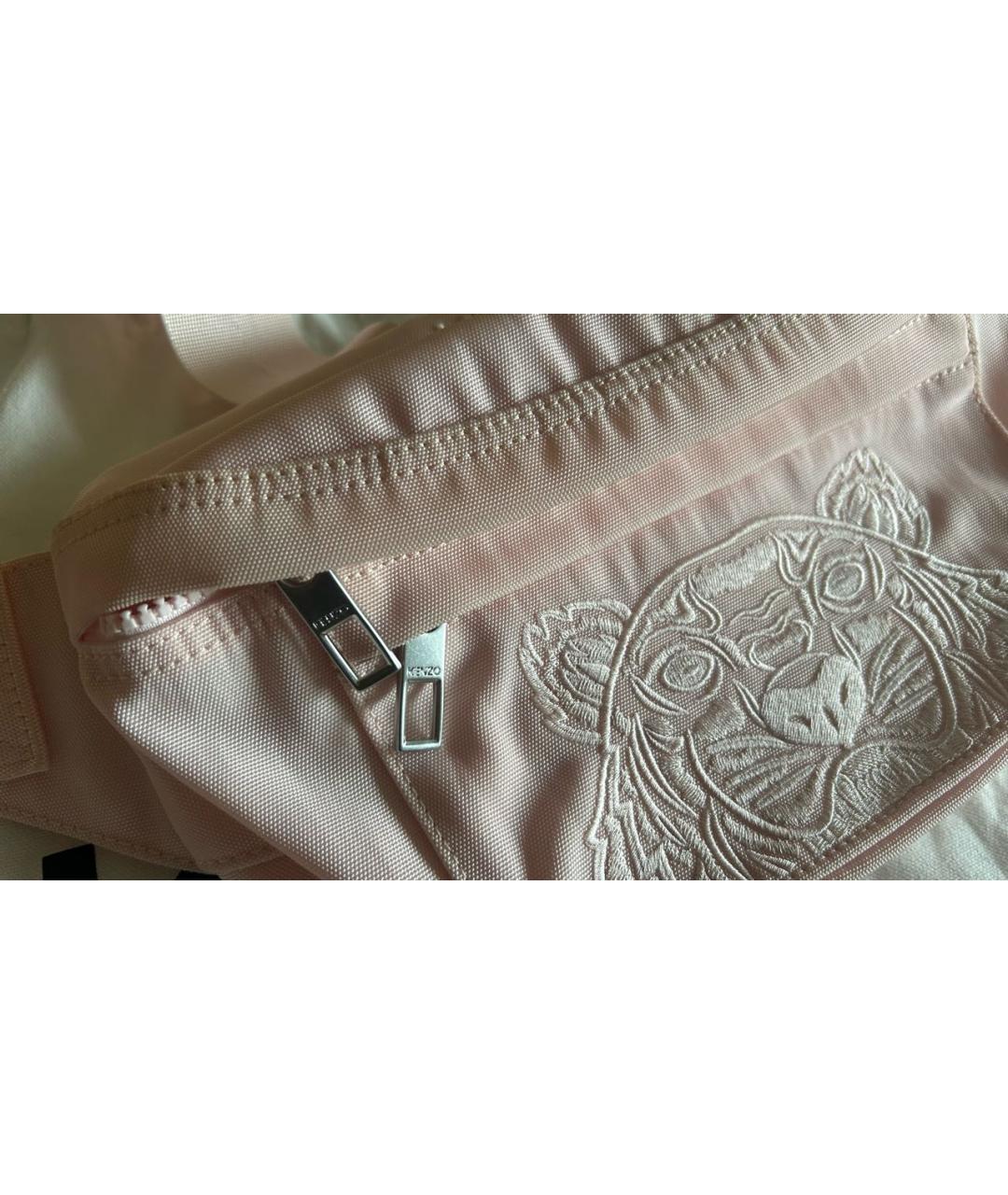 KENZO Розовая поясная сумка, фото 6