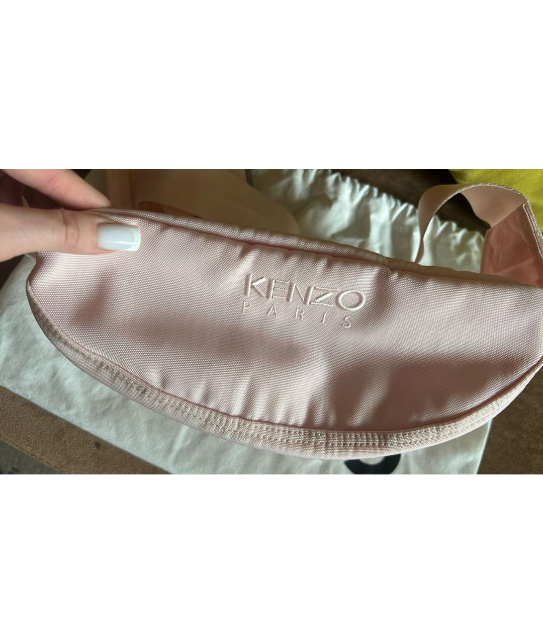 KENZO Розовая поясная сумка, фото 2