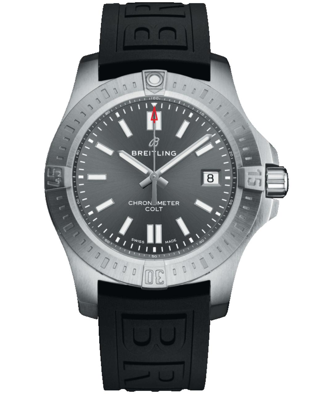 BREITLING Серебряные металлические часы, фото 1