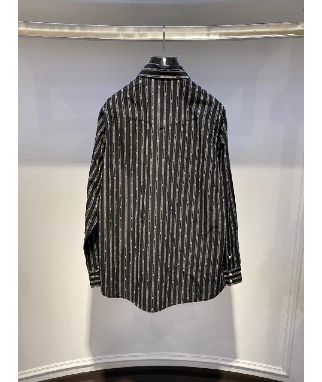 CELINE Черная хлопковая кэжуал рубашка, фото 3
