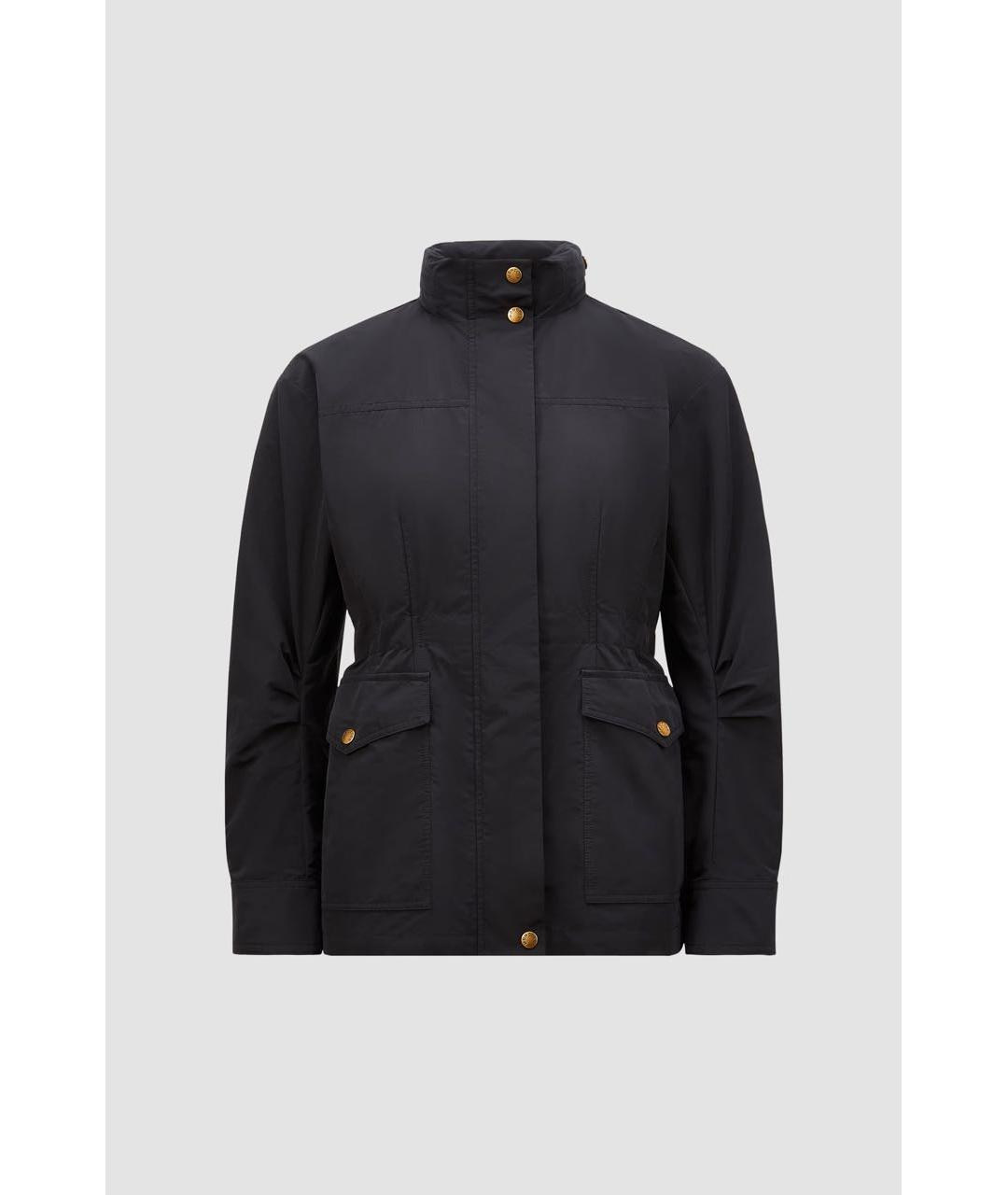 MONCLER Черная синтетическая парка, фото 9
