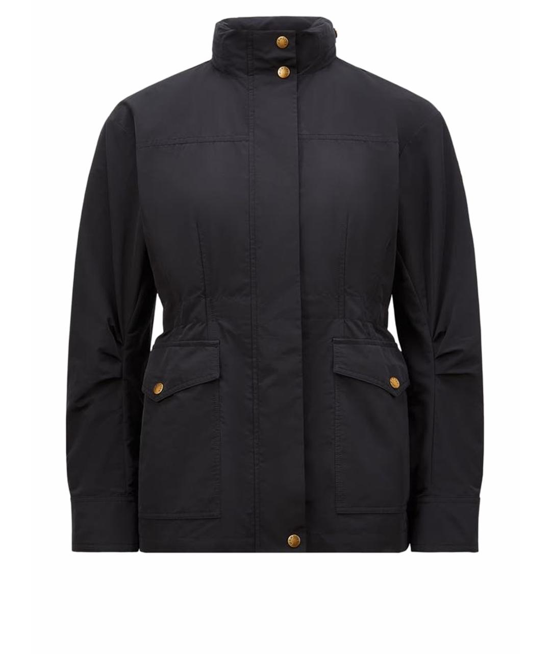 MONCLER Черная синтетическая парка, фото 1