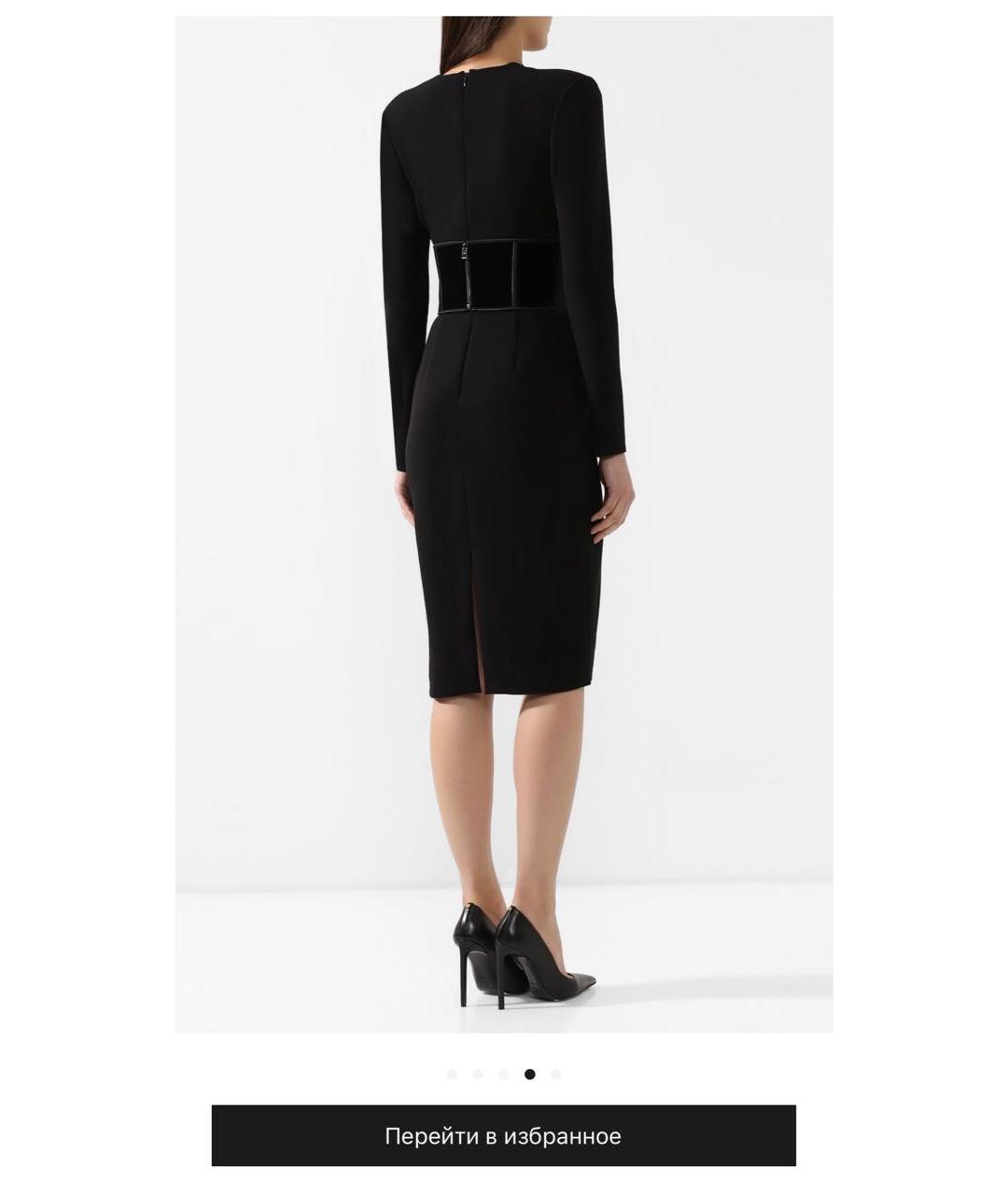 TOM FORD Черное повседневное платье, фото 3