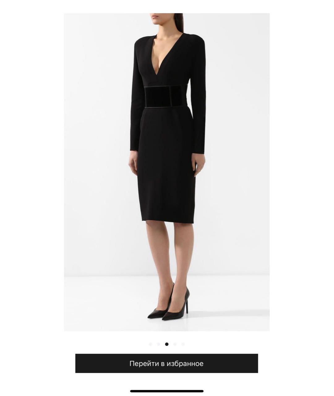 TOM FORD Черное повседневное платье, фото 4
