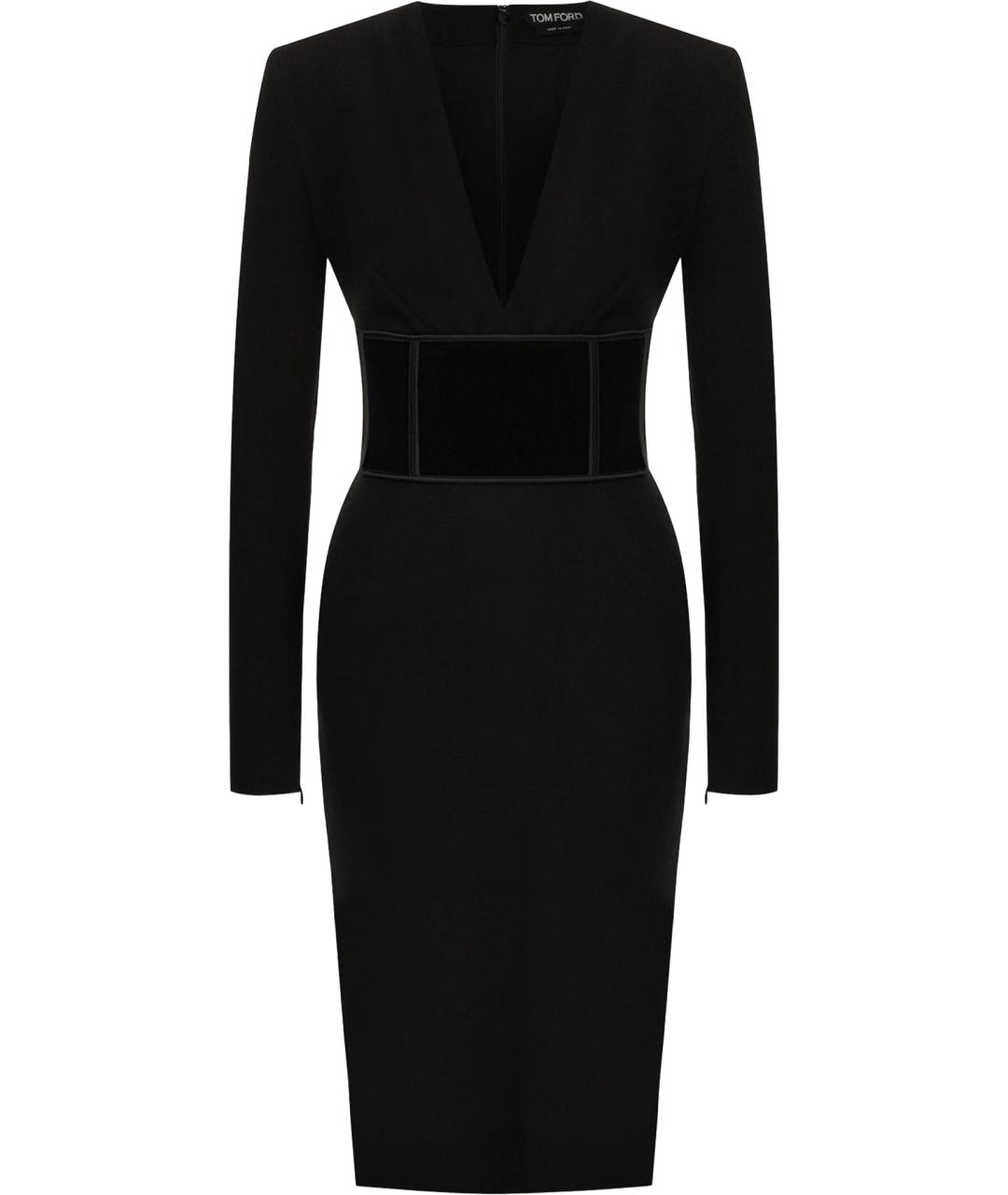 TOM FORD Черное повседневное платье, фото 1