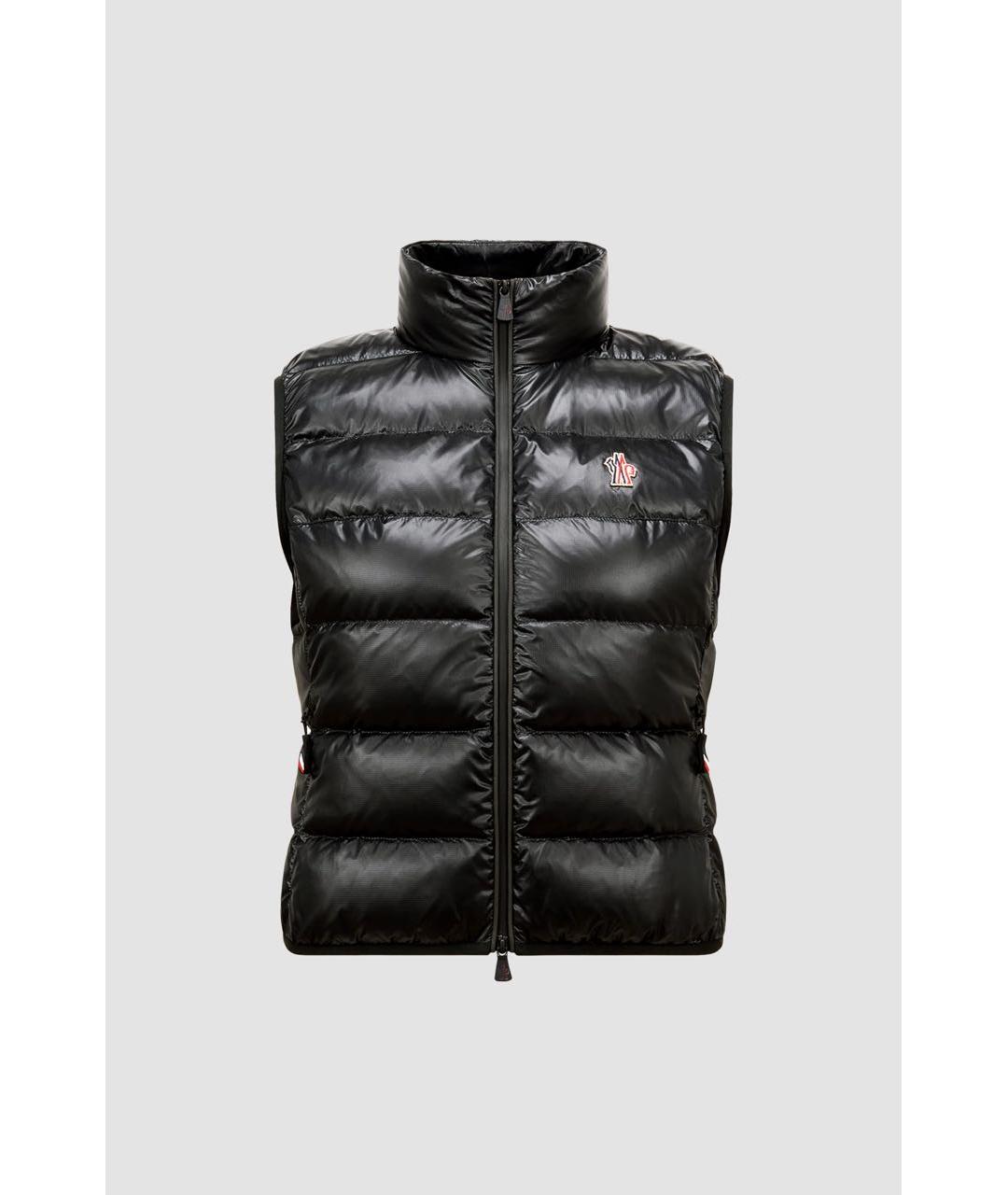 MONCLER Черный синтетический жилет, фото 9