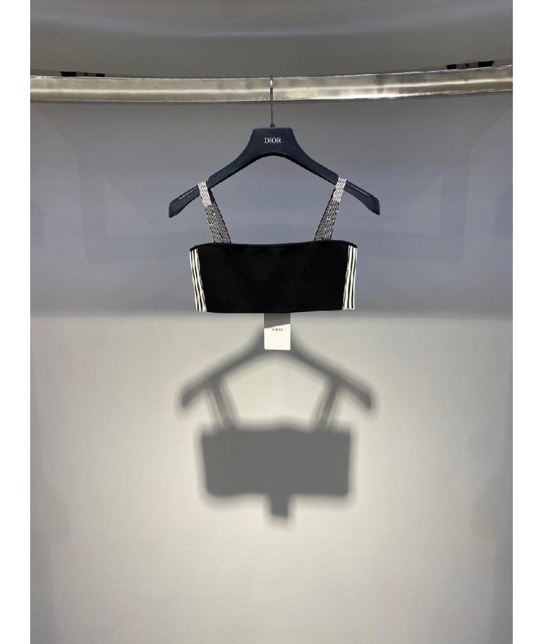 CHRISTIAN DIOR Черная майка, фото 2