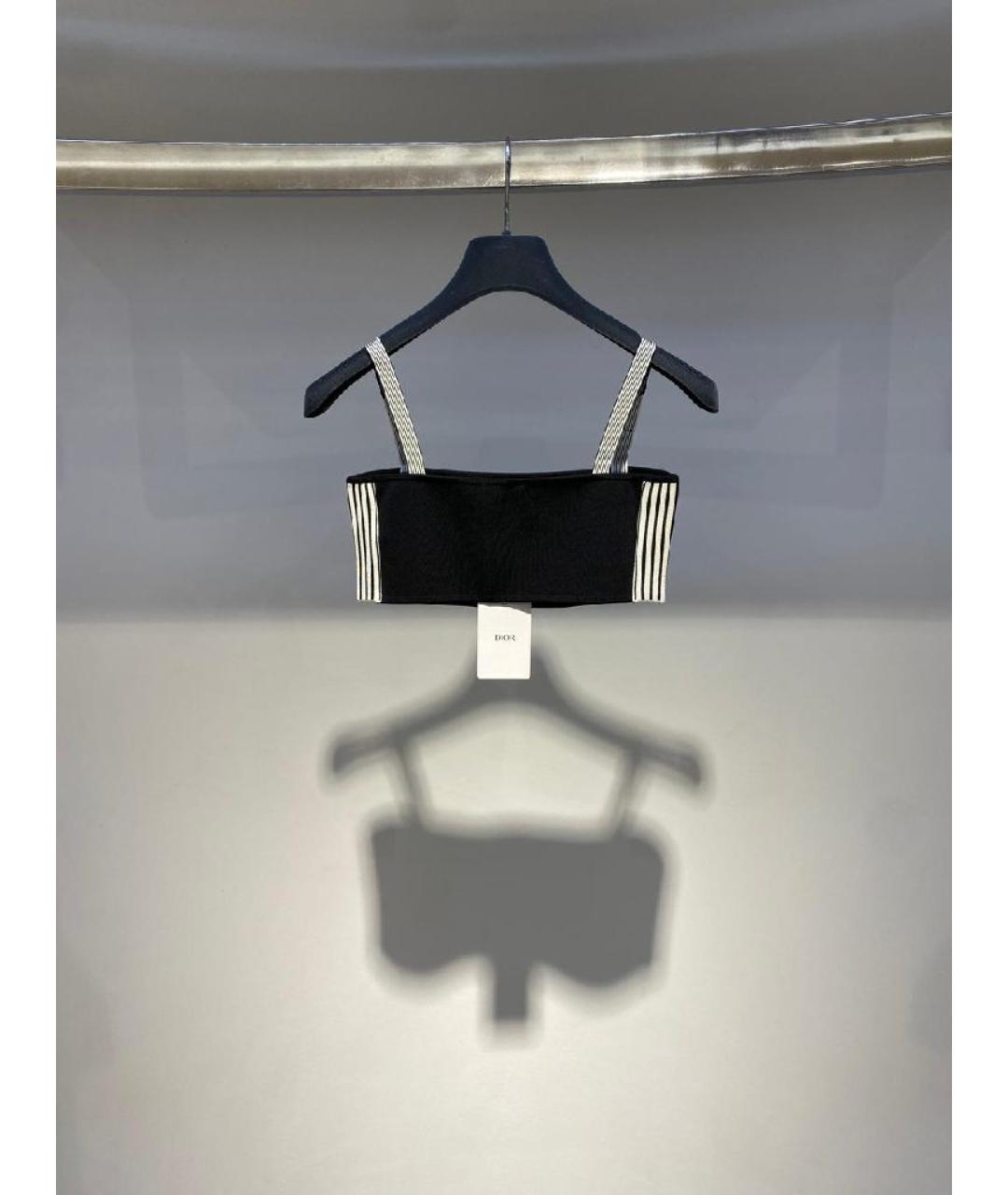 CHRISTIAN DIOR Черная майка, фото 3