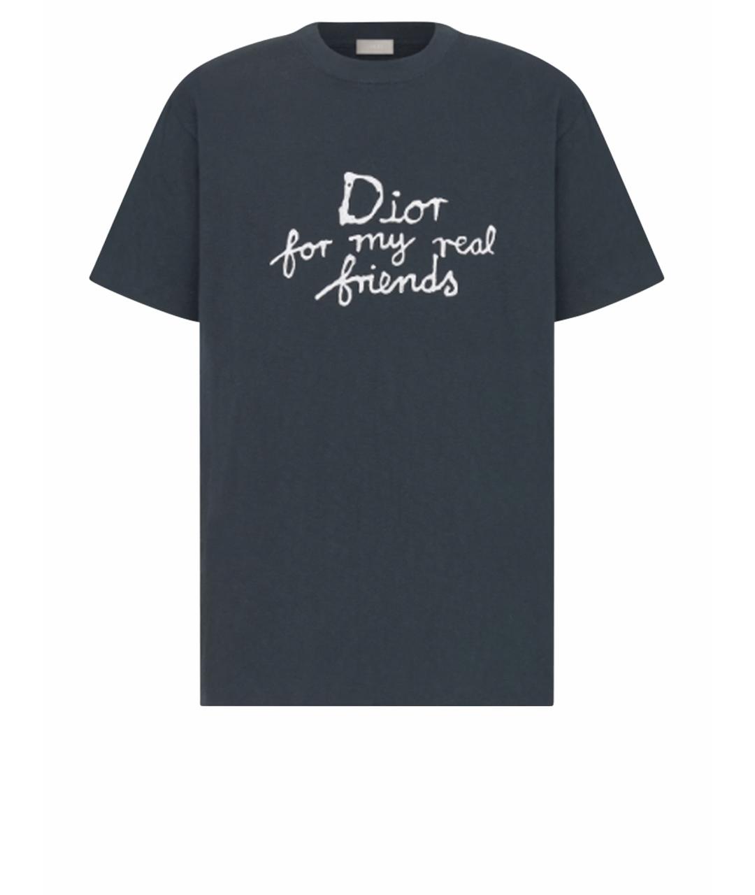 CHRISTIAN DIOR Серая футболка, фото 1