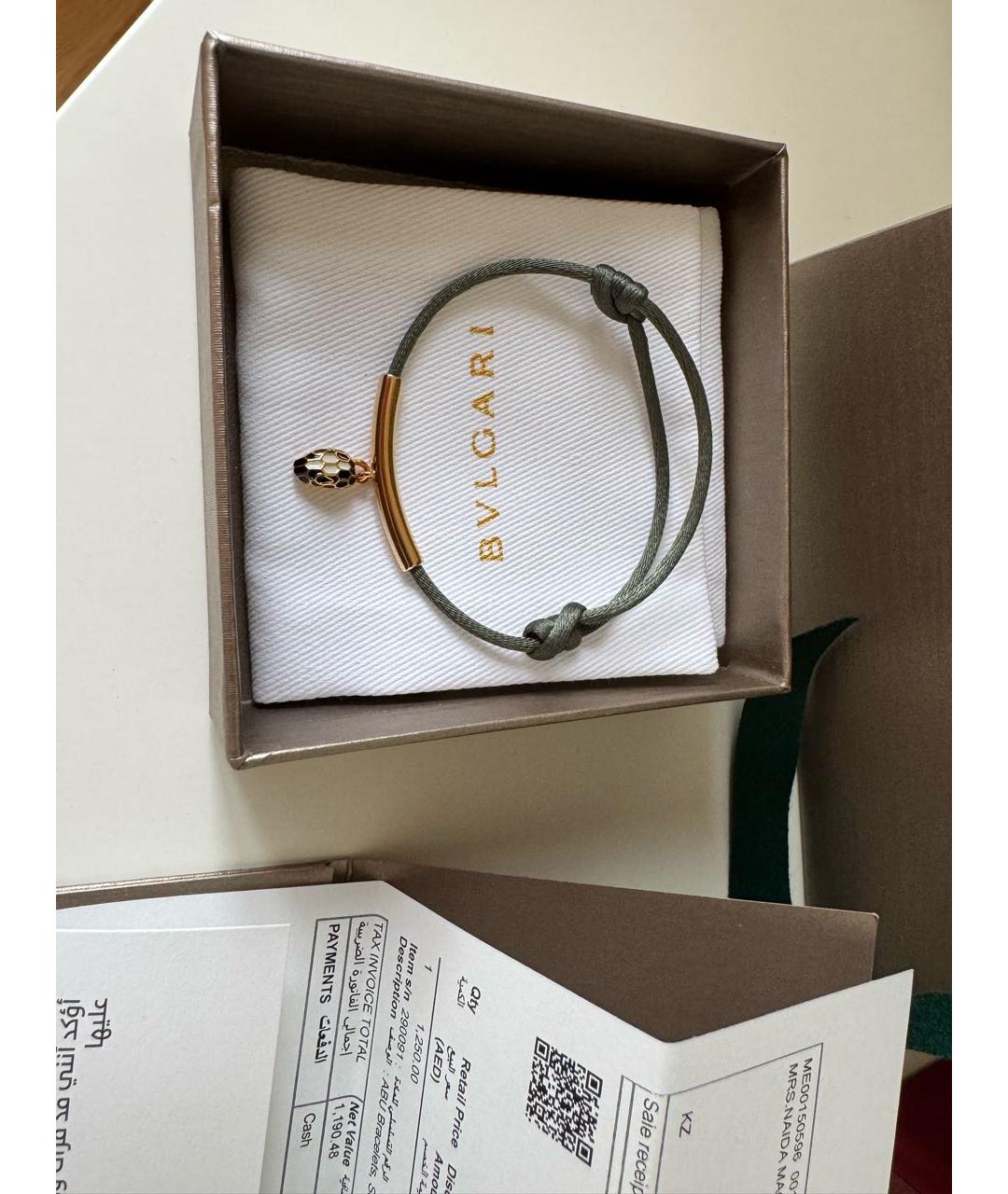 BVLGARI Хаки браслет, фото 6