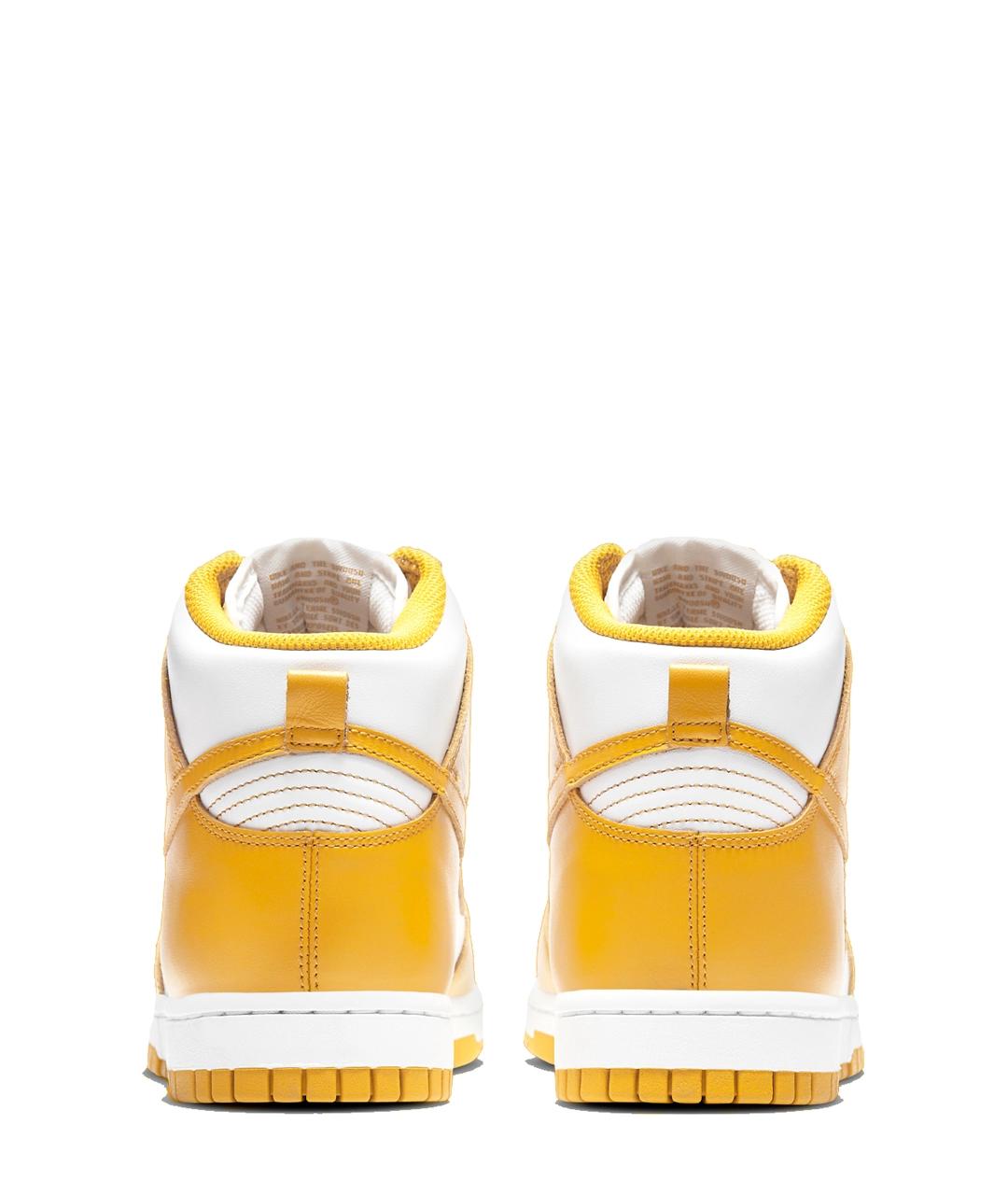 NIKE Желтые кожаные кроссовки, фото 3