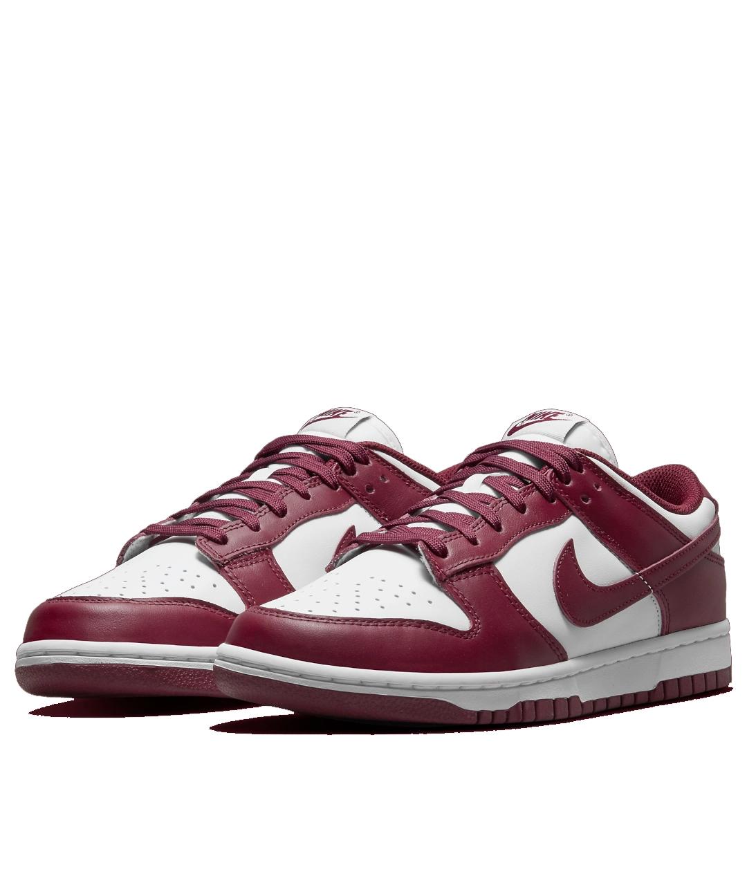 NIKE Бордовые кожаные кроссовки, фото 2
