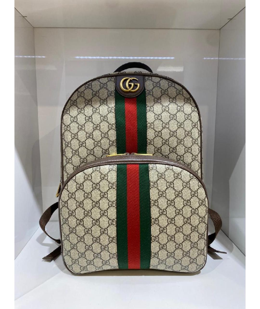 GUCCI Бежевый рюкзак, фото 2