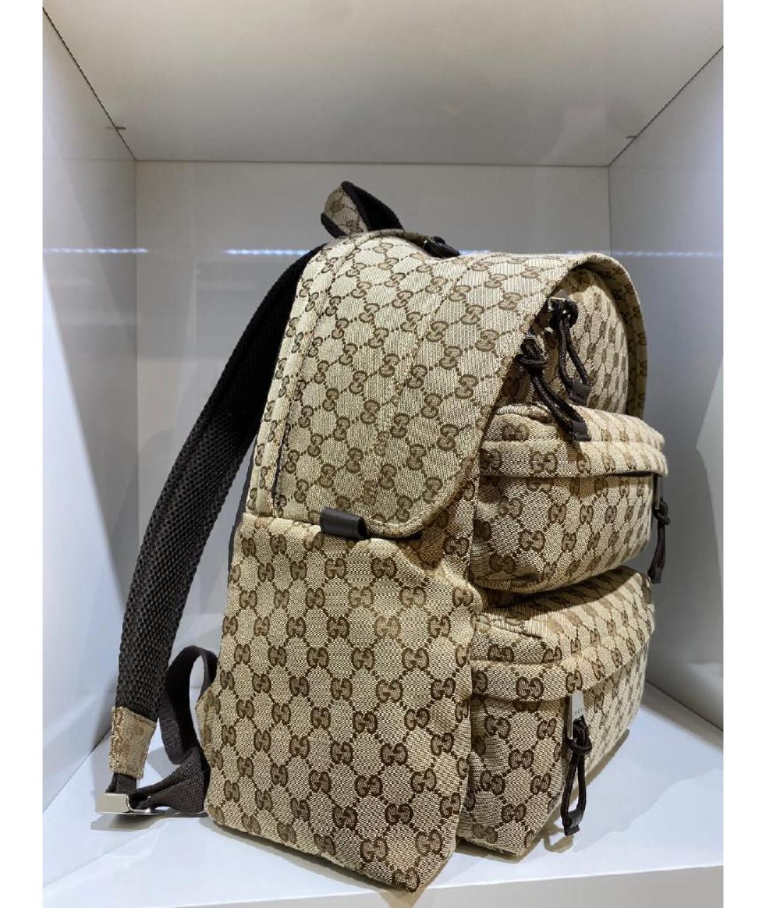 GUCCI Бежевый рюкзак, фото 3