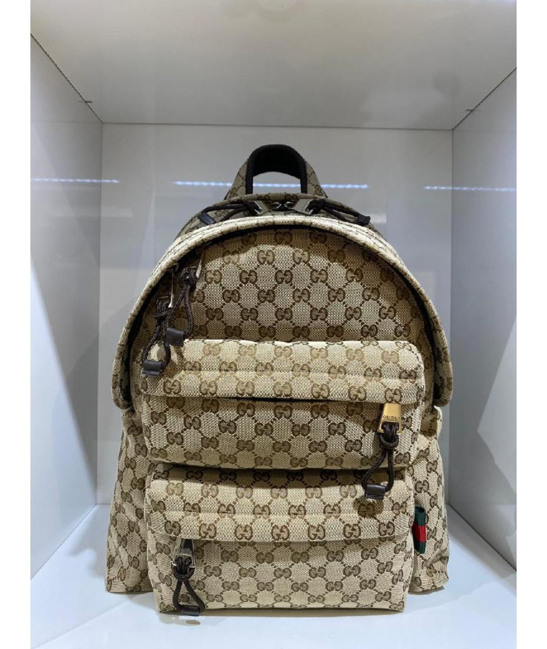 GUCCI Бежевый рюкзак, фото 2